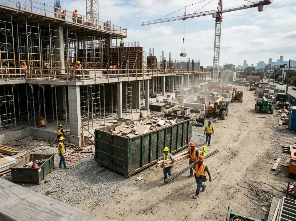 commercial-construction-site-w-002 — frequently asked questions, Low Cost Construction Dumpster Rental in Woodsfield, OH